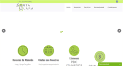 Desktop Screenshot of ipsocupacionalsantaclara.com