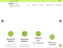 Tablet Screenshot of ipsocupacionalsantaclara.com